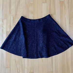 Express black Sparkly Skirt, Large